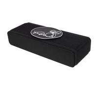 Drum Pedal Stopper Mat for Kick Drum Practice Pad and Foot Pedals | Polyurethane Black Design, Stable Footing and Quick Setup, for Live Gigs and Drum Lessons