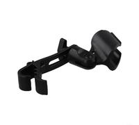 Drum Rim Microphone Holder with Adjustable Shockproof Design, Soft Foam Protection for Drum Edges, Space Saving and Lightweight for Easy Transport (B)