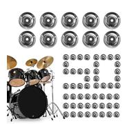 Drum Ring Drum Cymbals Companion | Stainless Steel Tambourine Ring Cymbals Ching Ring - Replacement Drum Accessories Jingle Effect Drum Ring for Kids