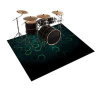 Drum Rug Drum Carpet Drum Mat Drum Rugs 120 x 100 cm Soundproof Blanket For Bass Drum Snare Jazz Drum Kit Shock Electronic Drum Thickened Drum Carpet Professional Non-Slip Rugs Musical Instrument Mat