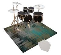 Drum Rug Drum Mat, 180 x 160 cm Soundproof Mat, Non-Slip Electronic Drum Carpet Rug, Professional Rectangle Electronic Jazz Drum Kit, Drum Accessories for Bass Drum Snare and Musical Instrument Mat