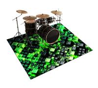 Drum Rug, Drum Mat, Non-slip Soundproof Drum Carpet, 200 x 160 cm Drum Rugs Mats for Drums & Percussion Electronic Drums Bass Drum Snare Drums Racks Guitars Drum Kit Etc Musical Instruments Mat