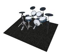 Drum Rug Drum Mat Soundproof Mat | Drum Carpet Non Slip Drum Blanket | Professional Drum Rugs | Electronic Drums Bass Drum Snare Drums Racks Guitars Drum Kit Etc Musical Instruments Mats 150 x 120 cm