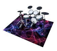 Drum Rug Drum Mat Soundproof Mat | Drum Carpet Non Slip Drum Blanket | Professional Drum Rugs | Electronic Drums Bass Drum Snare Drums Racks Guitars Drum Kit Etc Musical Instruments Mats 120 x 70 cm