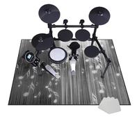 Drum Rug Drum Mat Soundproof Mat | Professional Electronic Drum Mat Anti Vibration Mat | Sound Absorbing Drum Carpet for Bass Drums Snare Electronic Jazz Drum Kit Musical Instrument Mat 100 x 80 cm