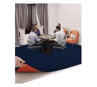 Drum Rug Home Drum Set and Piano Soundproofing Mat Soundproof Drum Mat Acoustic Pads Gym Noise Reduction Blanket(Blue,60x60cm/23.6x23.6in)