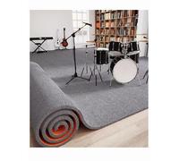 Drum Rug Shockproof Pads Shockproof Rugs for Electronic Drum Noise Reduction Runner Rug for Hallways, Kitchen, Entryway Home Decor(Gray1,100x150cm/39.4x59in)