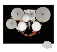 Drum Rug Soundproof Mat | Non Slip Drum Blanket Mat | Professional Drum Carpet for Bass Drum Snare and Other Musical Instrument Mat | Electronic Drum Blanket Carpet | Musical Area Rug 180 x 150 cm