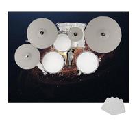 Drum Rug Soundproof Mat | Non Slip Drum Blanket Mat | Professional Drum Carpet for Bass Drum Snare and Other Musical Instrument Mat | Electronic Drum Blanket Carpet | Musical Area Rug 120 x 80 cm