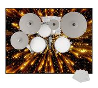 Drum Rug Soundproof Mat | Non Slip Drum Blanket Mat | Professional Drum Carpet for Bass Drum Snare and Other Musical Instrument Mat | Electronic Drum Blanket Carpet | Musical Area Rug 120 x 70 cm