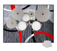 Drum Rug Soundproof Mat | Non Slip Drum Blanket Mat | Professional Drum Carpet for Bass Drum Snare and Other Musical Instrument Mat | Electronic Drum Blanket Carpet | Musical Area Rug 120 x 70 cm
