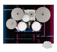 Drum Rug Soundproof Mat | Non Slip Drum Blanket Mat | Professional Drum Carpet for Bass Drum Snare and Other Musical Instrument Mat | Electronic Drum Blanket Carpet | Musical Area Rug 120 x 70 cm