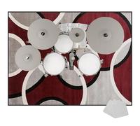 Drum Rug Soundproof Mat | Non Slip Drum Blanket Mat | Professional Drum Carpet for Bass Drum Snare and Other Musical Instrument Mat | Electronic Drum Blanket Carpet | Musical Area Rug 120 x 70 cm