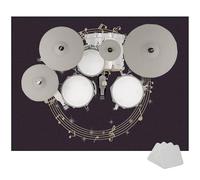 Drum Rug Soundproof Mat | Non Slip Drum Blanket Mat | Professional Drum Carpet for Bass Drum Snare and Other Musical Instrument Mat | Electronic Drum Blanket Carpet | Musical Area Rug 150 x 120 cm