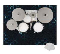 Drum Rug Soundproof Mat | Non Slip Drum Blanket Mat | Professional Drum Carpet for Bass Drum Snare and Other Musical Instrument Mat | Electronic Drum Blanket Carpet | Musical Area Rug 110 x 80 cm