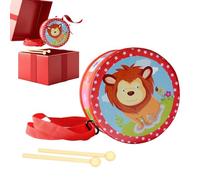 Drum Set, Awakening Instrument, 15 cm Adjustable Carrying Strap Drum Set for Boys and Girls 2-5 Years Old Education Birthday Home Nursery Room