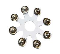 Drum Set Cymbals | Black Stainless Steel Drum Cymbals Set Mountable | Rustproof Professional Hi-Hat Accessories, Multifunctional Drum Supplies for Various Music