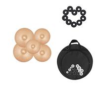 Drum Set Cymbals Kit Bronze Alloy Hi-Hat Crash Cymbal 18/20 Inch Parts With Bag Drum Set Cymbals (Color : 5 Pcs)