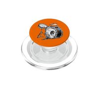 Drum Set Drummer Classic Percussion Music Instrument Band PopSockets PopGrip for MagSafe