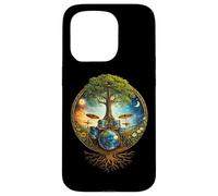 Drum Set Earth Day Tree of Life Nature Drummer Graphic Case for iPhone 15 Pro