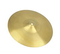 Drum Set Golden Cymbals Percussion Instrument Accessories Jazz Drum Music Tools Stepping Cymbal Cymbals for Beginners (Color : 16 Inch)