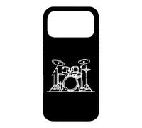 Drum Set Line Art Musician Case for iPhone 17 Pro Max