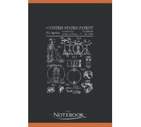 Drum Set Patent Drawing Percussionist Funny Musician Notebook: Perfect as a Gift for all ages 120 Lined Pages 6 x 9 Inch| Lined College Ruled Paper, Planner, Notes