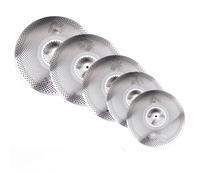 Drum Set Silent Cymbals Weak Cymbals 14 Inches 16 Inches 18 Inches 20 Inches Silenced Cymbals Five Drums Four Cymbals Drum Cymbals(5)