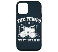 Drum Set The Tempo Is What I Say It Is Drummer Case for iPhone 12/12 Pro