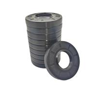 Drum Shaft Seal, Compatible with Bosch, 00613083, 10 Pack | Front load washer tub gasket, NBR, black, WAE WAS WAK WFL WLX Series