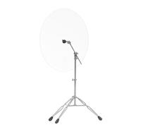 Drum Shield,Acrylic Drum Kit Baffle. Installs on cymbal stands, doubles as a muffler, boosts playing experience. (22 inch -3pack-a)