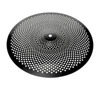 Drum Silencer Pads Quiet Practice Cymbal with Dampening Coating for Kit | Metal Material with Perforated Structure, Reduces Harsh Cymbal Noise, for Small Music Rooms