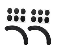 Drum Snare Mute Mats Silicone Self Adhesive Black 14pcs
