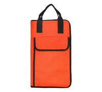 Drum Stick Bag Portable Drumstick Pouch Bag Waterproof Handbag Large Capacity Instrument Backpack Storage Case Percussion Instrument Parts For Drumsticks, Mallets(Orange)