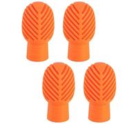 Drum Stick Dampeners - Drum Stick Mute Tips | 4PCS Mute Clacking Sound Cover, Silicone Drumstick Silent Practice Tips, Musical Instruments Accessory, Silicone Drum Accessories