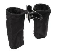 Drum Stick Holder Bag, Drumstick Storage Bucket with Non Slip Clip Oxford Cloth ABS Metal Drum Accessories for Tom Holder