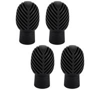 Drum Stick Protectors - 4 Professional Grade Mallet Tip Covers Silicone Mute Practice Equipment | Accessories For Drum Stick