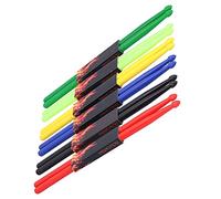 Drum Stick Set, Portable Nylon Drumstick 42cm 12pcs Colorful for Playing