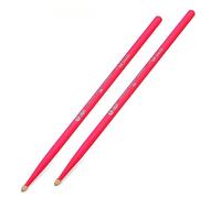 drum sticks 1 Pair 5a Luminous Light Up Drumsticks Jazz 7A American Classic Hickory Drumsticks(Red,5A)