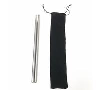 drum sticks 1 Pair 5A Metal Pure Aluminum,Durable,with Carrying Bag(Dark Gray,B)