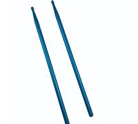 drum sticks 1 Pair 5A Metal Pure Aluminum,Durable,with Carrying Bag(Royal Blue,A)