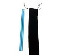 drum sticks 1 Pair 5A Metal Pure Aluminum,Durable,with Carrying Bag(Royal Blue,B)