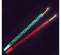 drum sticks 1 Pair Heavy Duty LED Light Up Professional Stage Performance A Luminous Light Up(12 Different Colors,C)