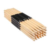 Drum Sticks, 12 Pairs 5A Drumsticks,16 Inch, Classic Wood Tip Drumstick Bulk, 5A Drumsticks Maple Wood Drum Sticks, by GNIEMCKIN.