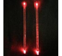 drum sticks A Pair Luminous Drumsticks 5A,Bright LED Light Up Drumsticks,Set Your Gig On Fire!(Red)