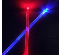 drum sticks A Pair Luminous Drumsticks 5A,Bright LED Light Up Drumsticks,Set Your Gig On Fire!(Red Blue)