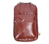 Drum Sticks Bag, Abrasion -Resistant Drumstick Hammer Bag Soft Minimalist for The Trip (Brownish Red)