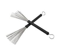Drum Sticks Brush, 2 Pcs Retractable Wire Drum Brushes with Storage Bag, Percussion Brushes for Drummer Playing Music Lover