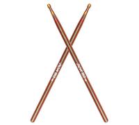 Drum sticks for Drums, Wooden Drumsticks, Consistent Weight and Pitch, Durable and Drum Stick for Jazz Drum Electronic Drums set, Drum Prastic Pad, Drumsticks for Professionals Beginners (Red, 5B)