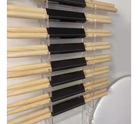 Drum Sticks Holder Wall Mount, Acrylic Drum Sticks Display Rack for Wands and Lightsaber, Drumstick Storage Rack Fits All Universal Standard Drum Sticks